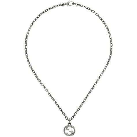 collana in argento gucci con pendente trifoglio|Collana .